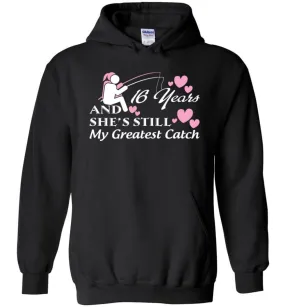 16 Years Anniversary She Still My Greatest Catch Hoodie