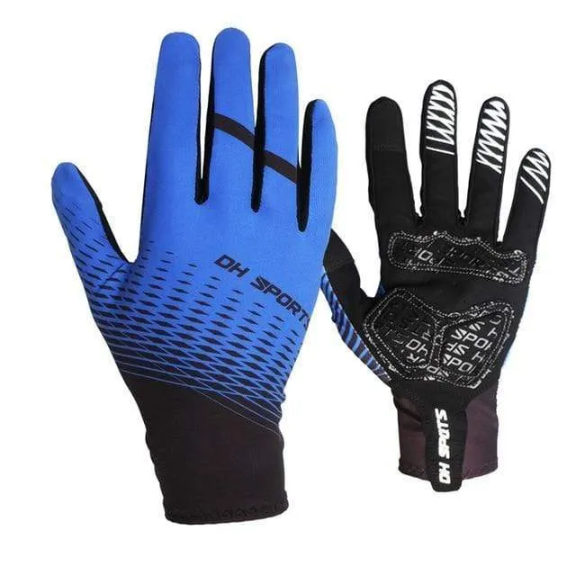 1Pair Full Finger Cycling Gloves Cycling Socks Men Women Anti-slip Sports Bike Mittens Bicycle Gloves Sock Set