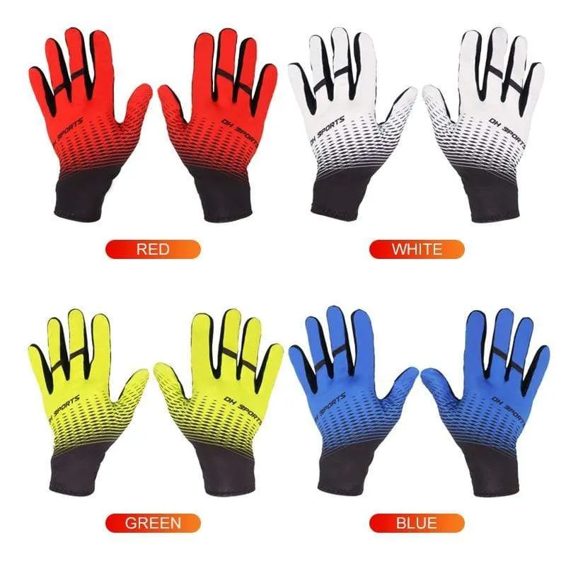 1Pair Full Finger Cycling Gloves Cycling Socks Men Women Anti-slip Sports Bike Mittens Bicycle Gloves Sock Set