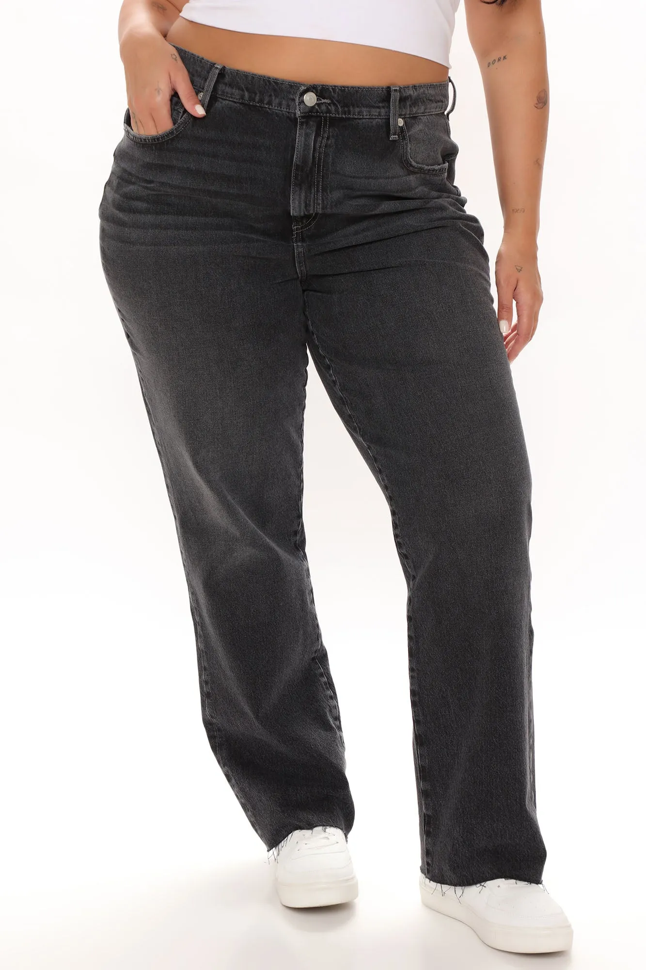 90's Energy Straight Leg Jeans - Black