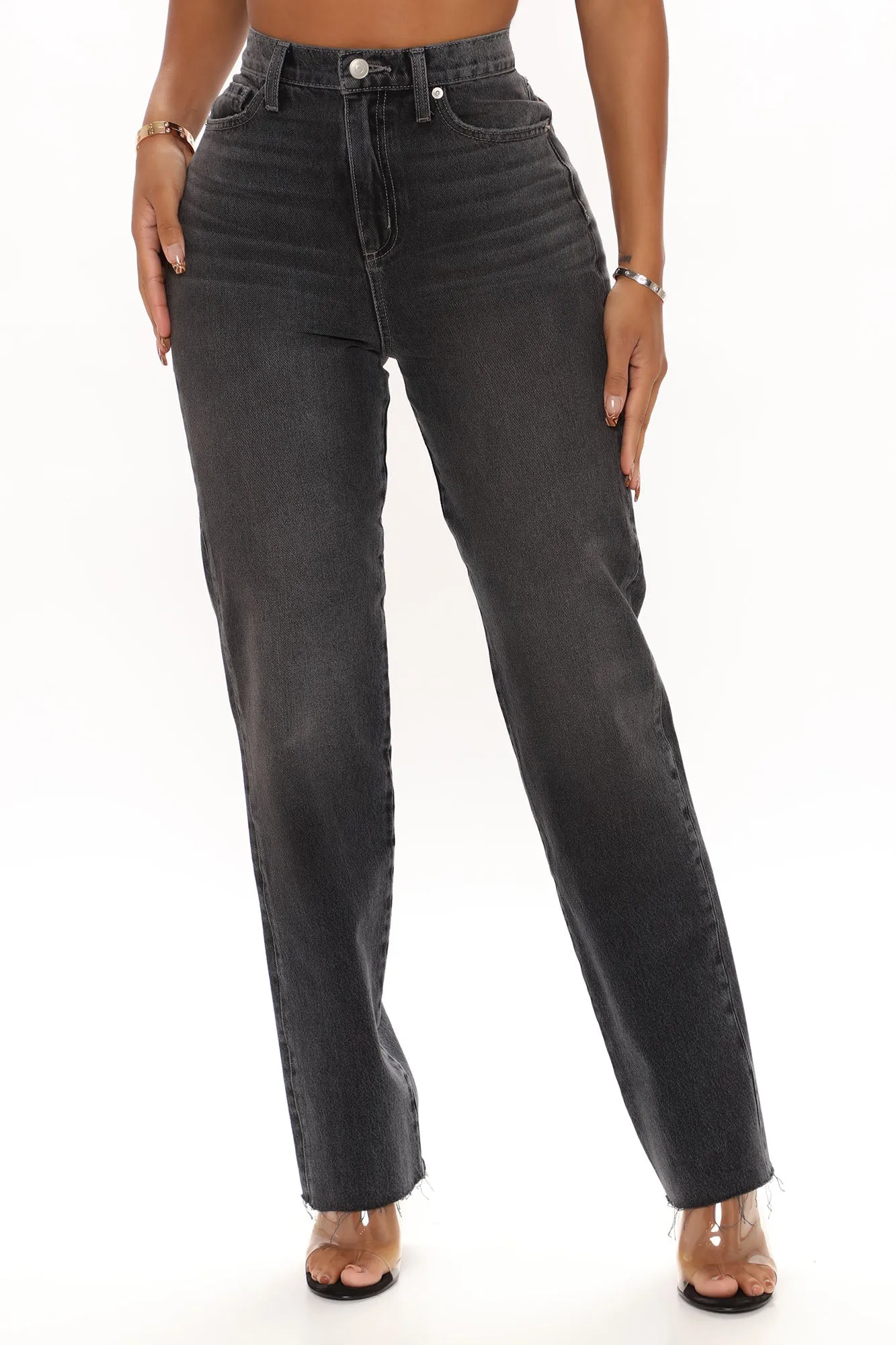 90's Energy Straight Leg Jeans - Black