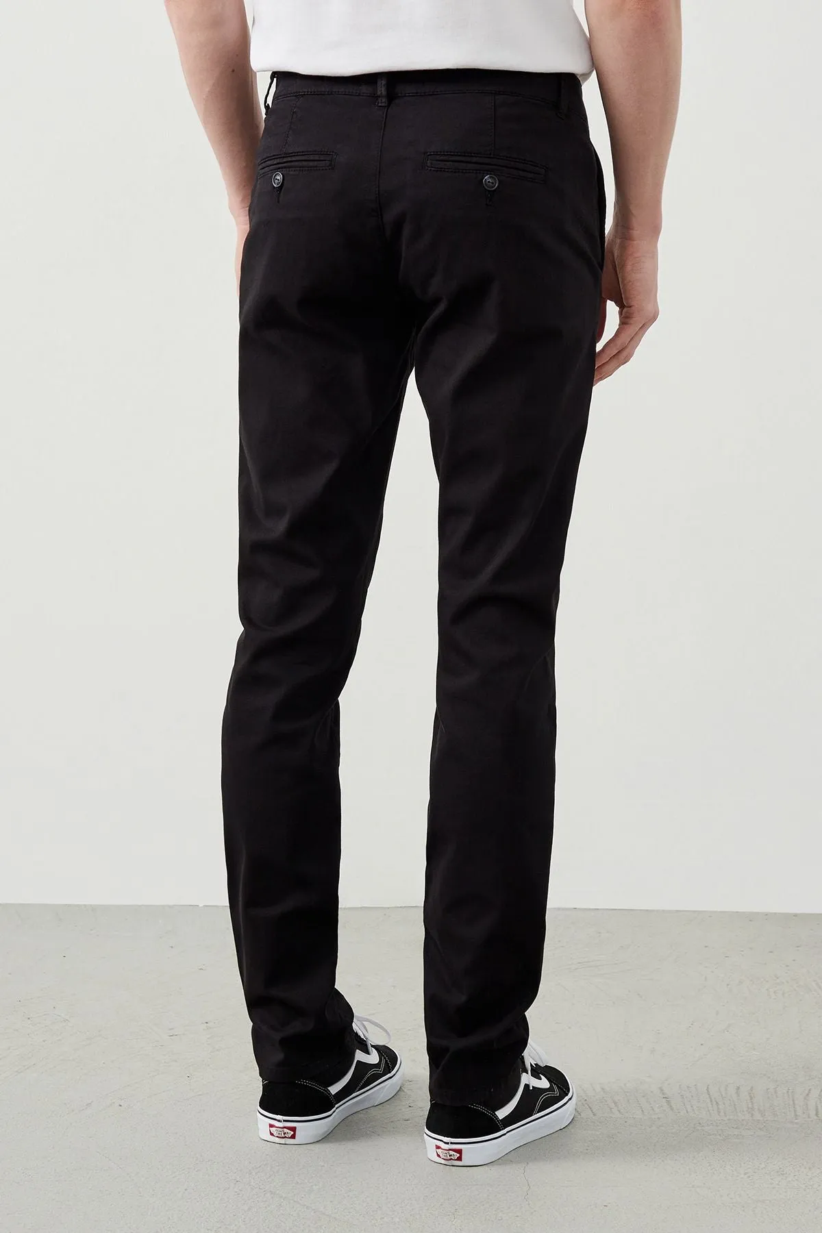 Af Slim Fit Black Men's Chino