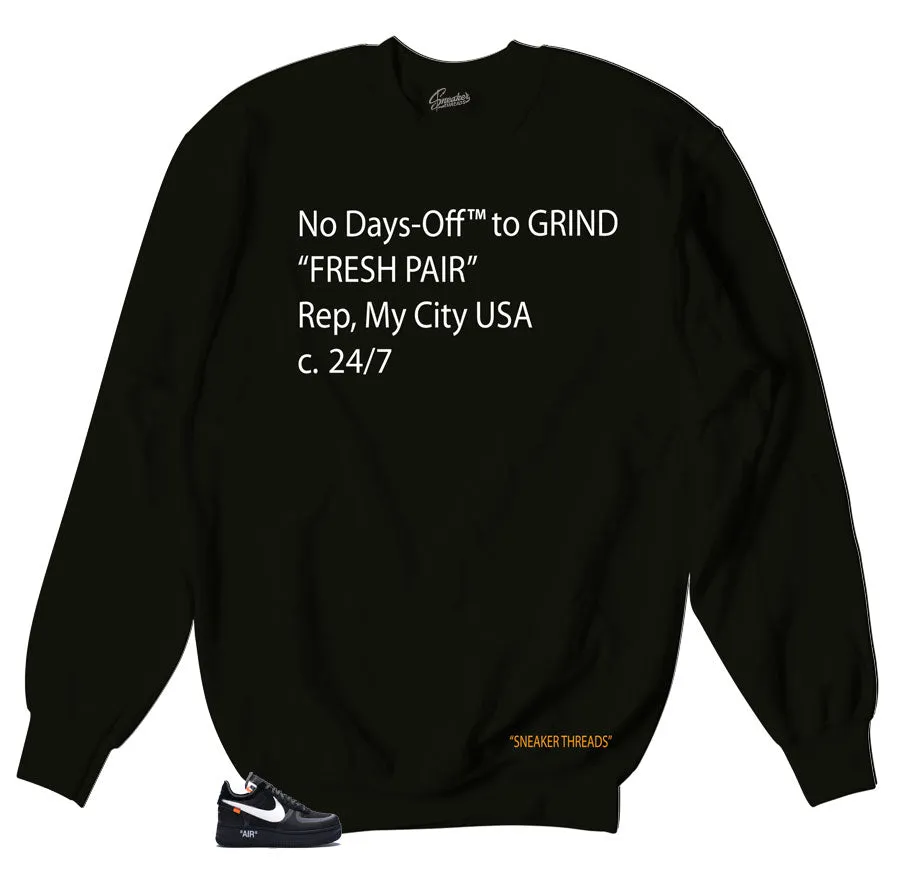 Air Force 1 The Ten Black Off-Days Sweater