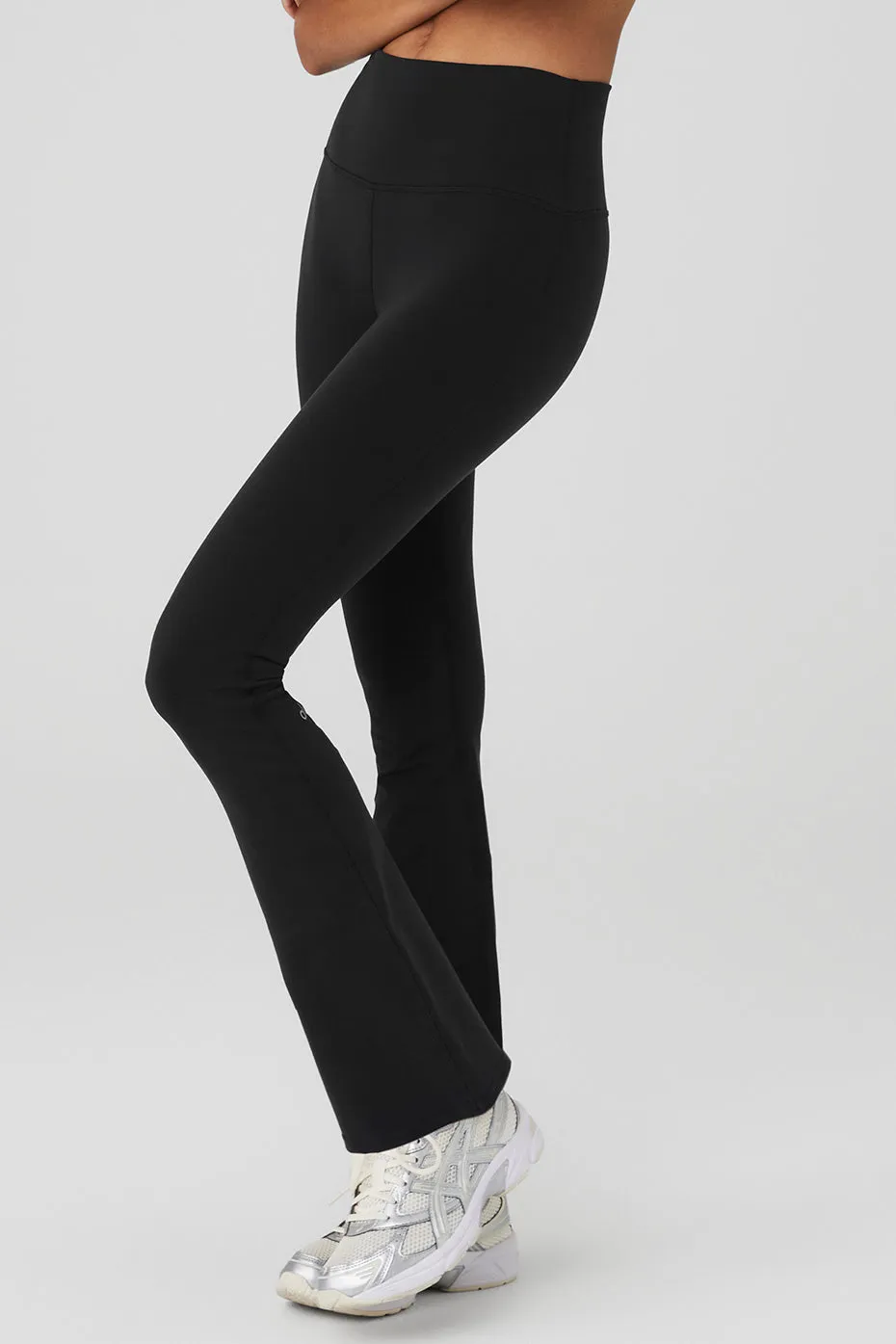 Airbrush High-Waist 7/8 Bootcut Legging - Black