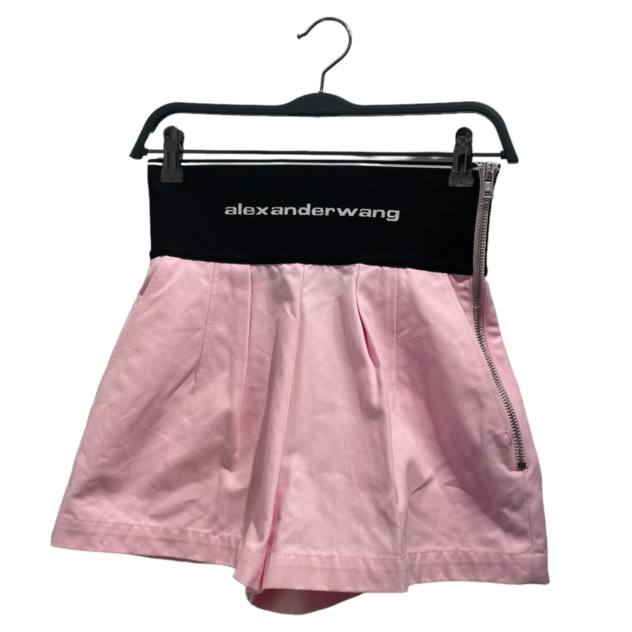 Alexander Wang/Skirt/2/Cotton/PNK/Pink Safari Shorts