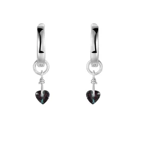 Alexandrite Heart Earrings