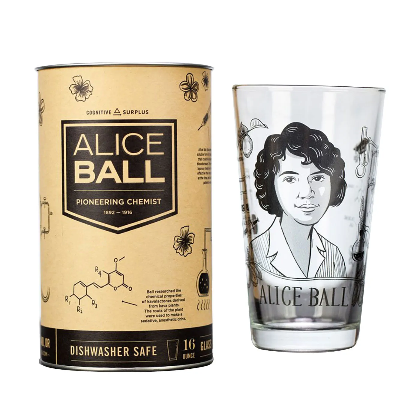 Alice Ball Pint Glass