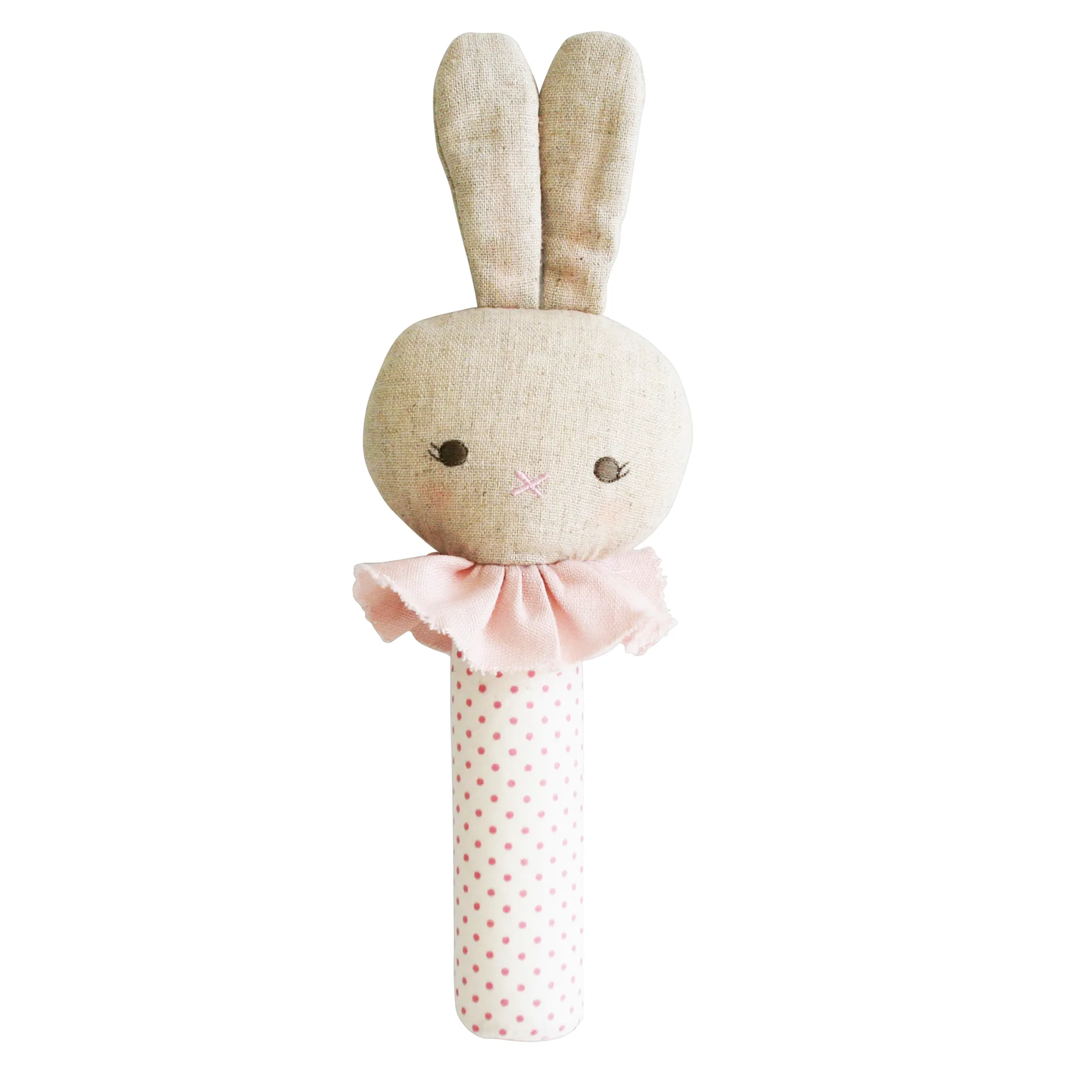 Alimrose - Roberta Bunny Squeaker Pink Spot