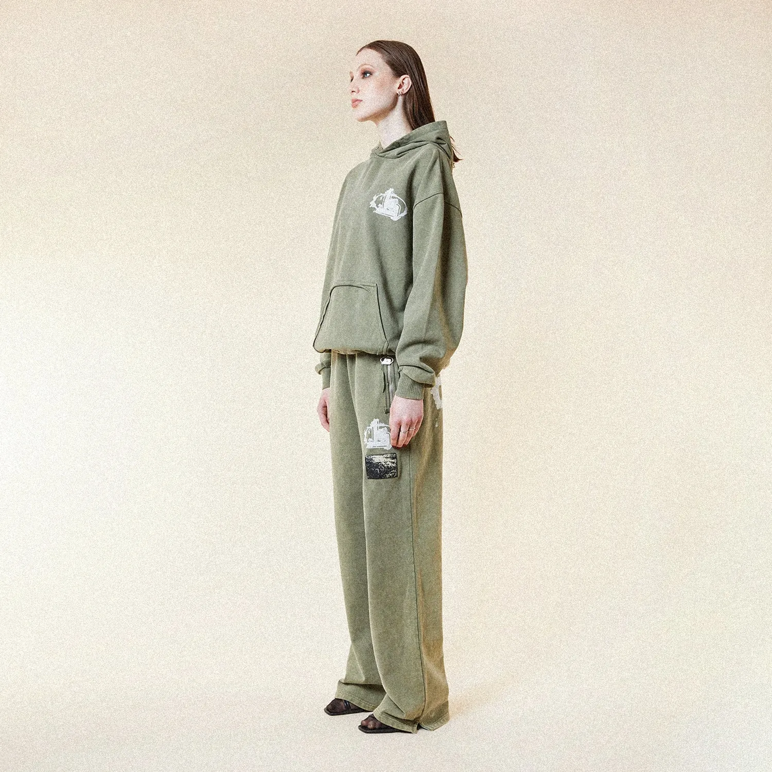 ARTISTS HOOD - WASHED KHAKI