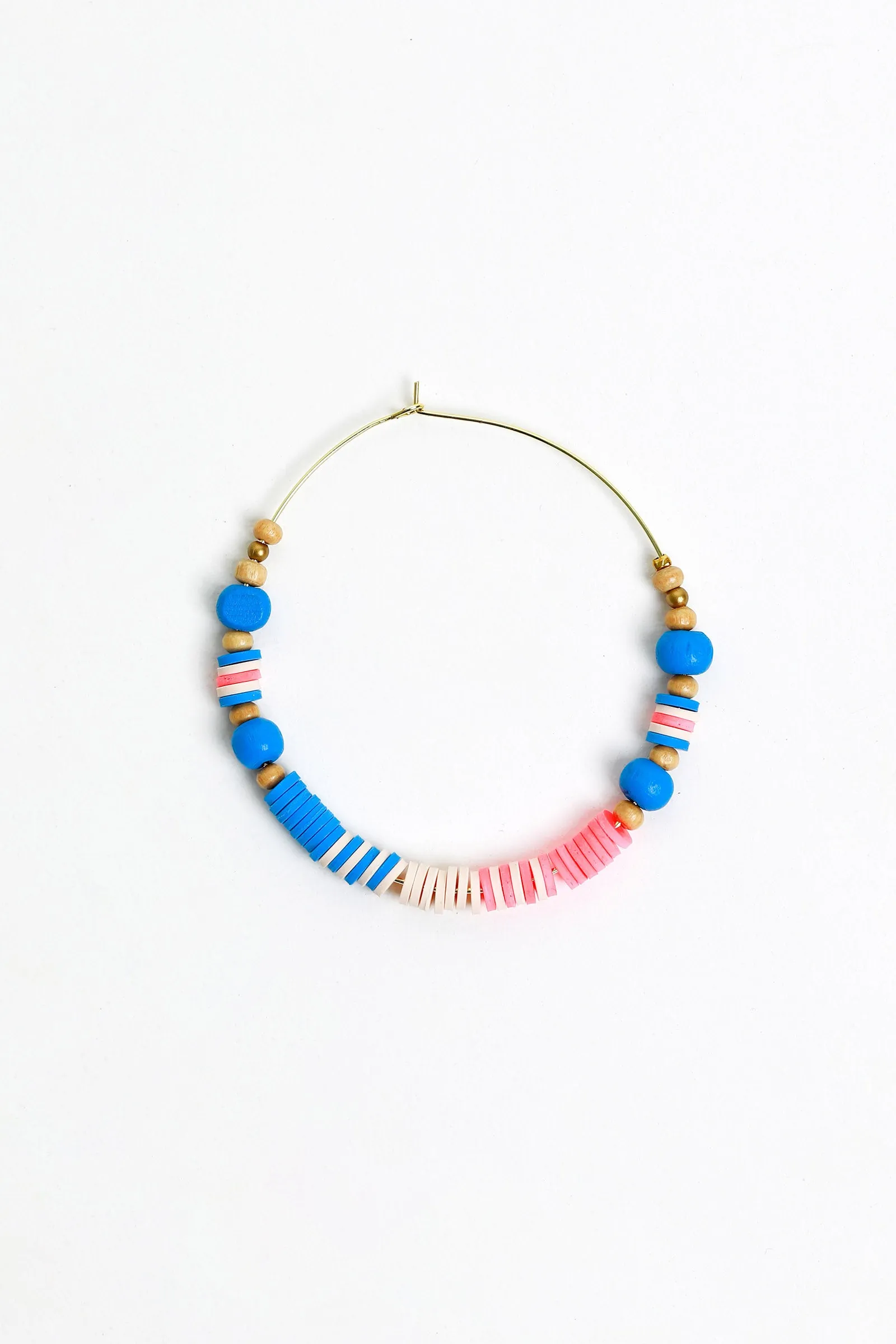 Beaded Hoop Earrings