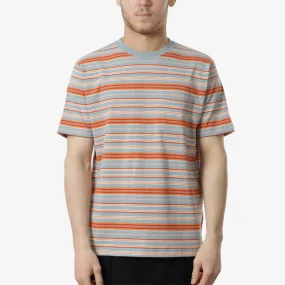 Beams Plus Multi Stripe Pocket T-Shirt