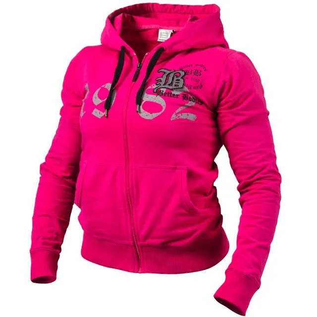 Better Bodies Fitted Soft Hoodie - Hot Pink