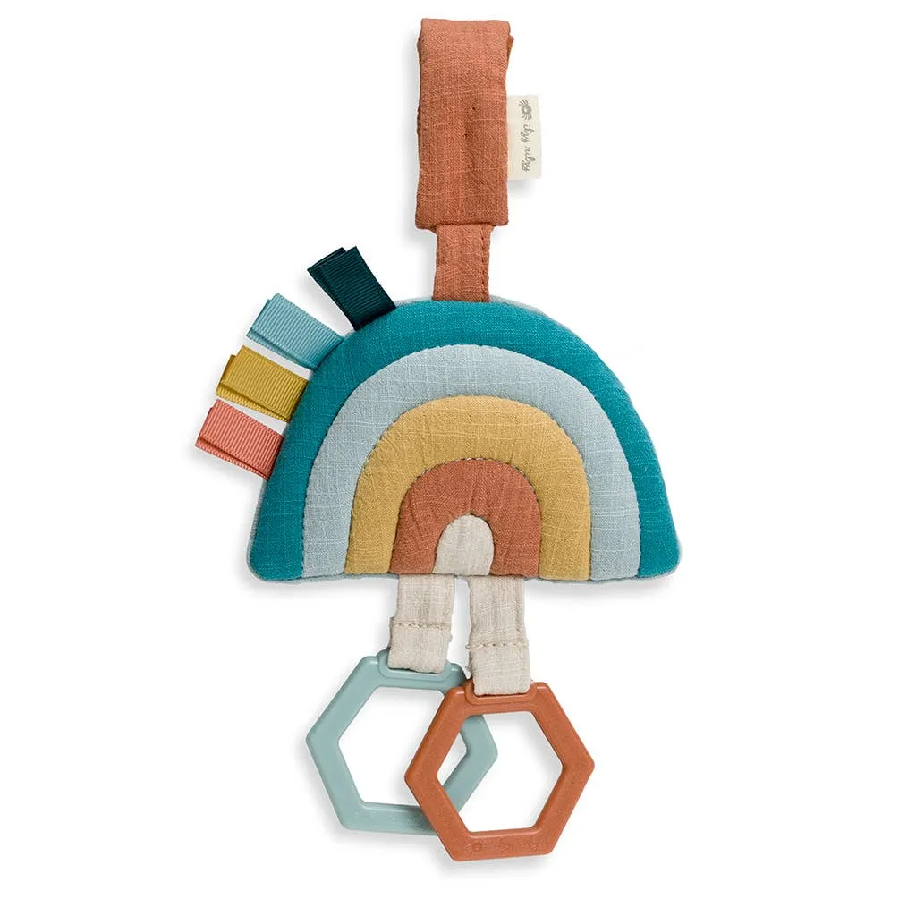 Bitzy Bespoke Ritzy Jingle Attachable Travel Toy: Mushroom