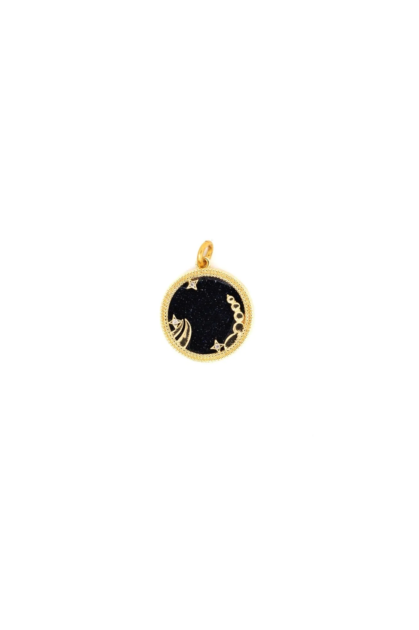 Black & Gold Zodiac Charm