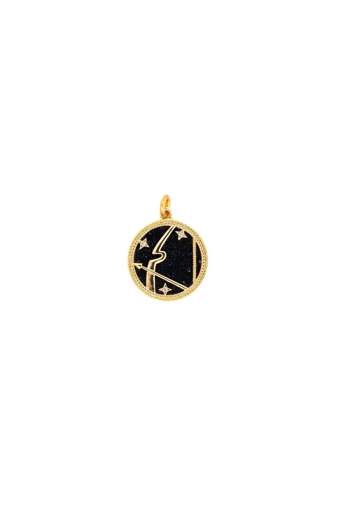 Black & Gold Zodiac Charm