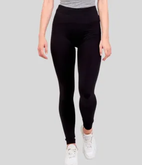 Black Fleece Lined Leggings