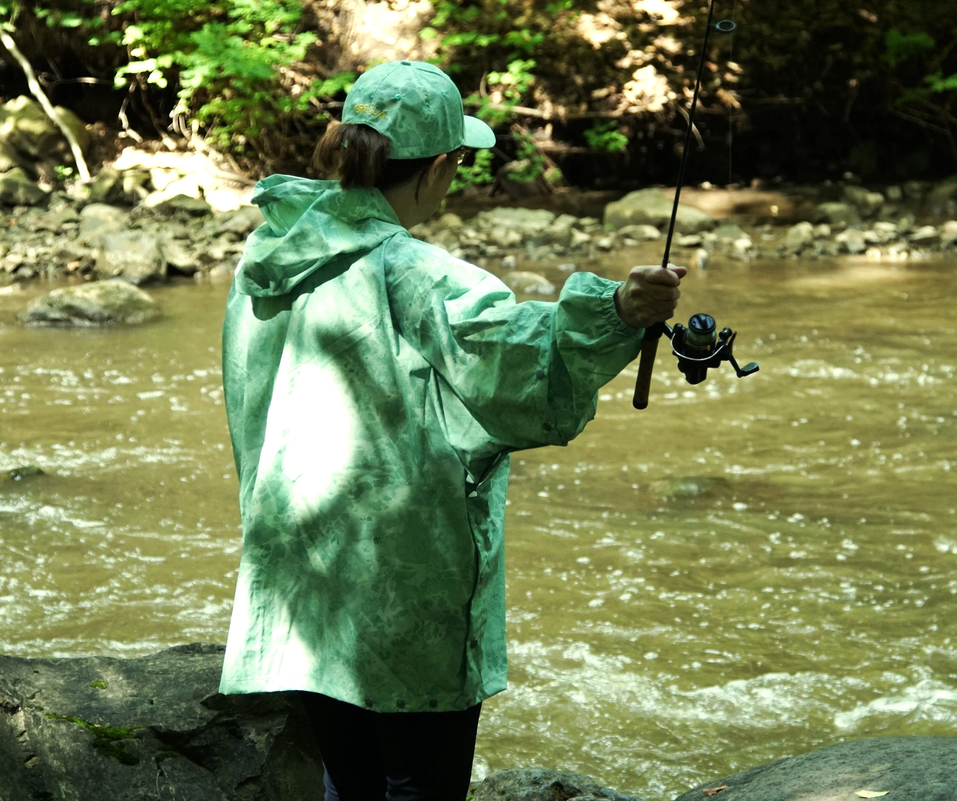 Brella 2015 Light Green Unisex Rain Jacket