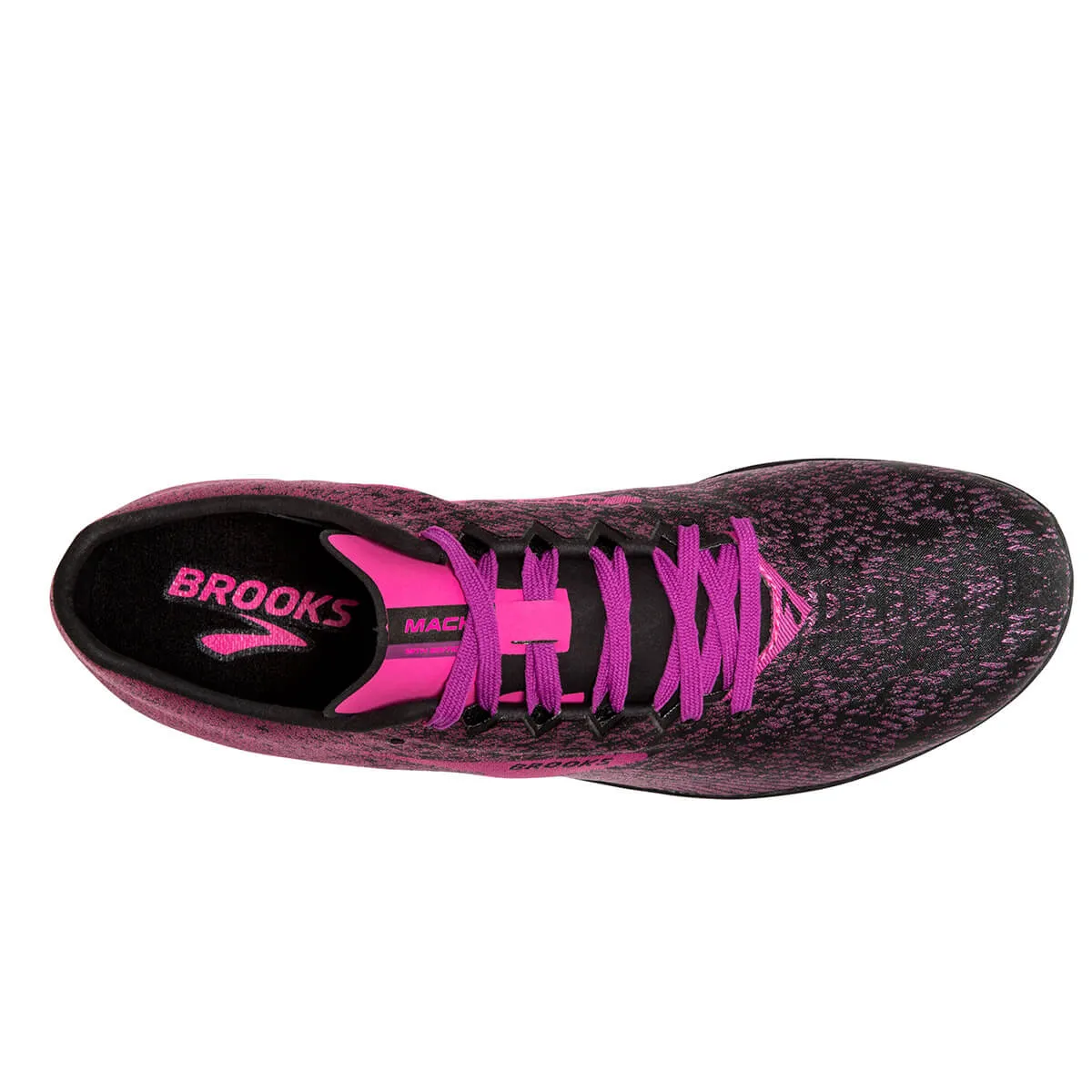 Brooks Mach 19 Womens | Black/Hollyhock/Pink