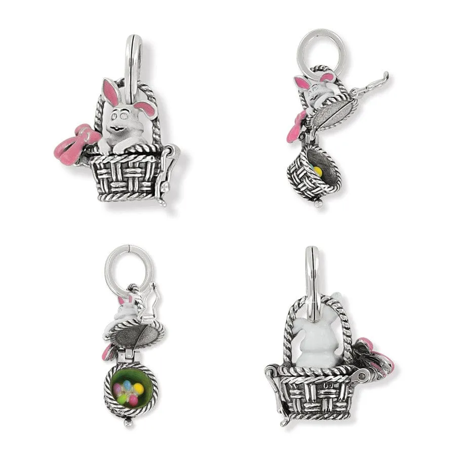 Bunny Basket Charm Bracelet