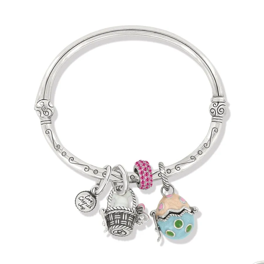 Bunny Basket Charm Bracelet