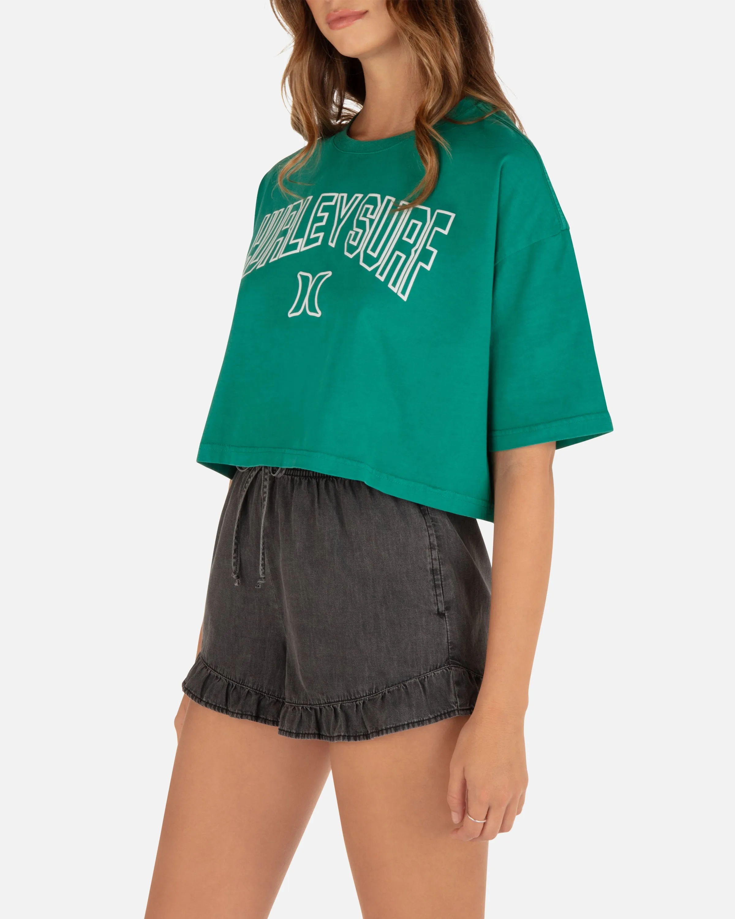 Collegiate Boyfriend Cropped Tee