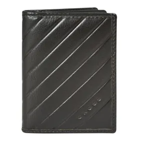 Cross Croos Grabado Espanol Buisness Card Case Black Ac218387N-1