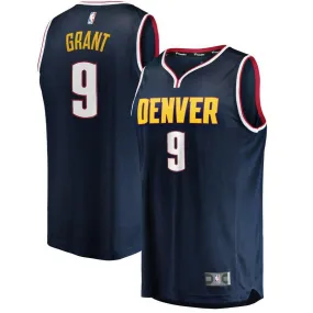 Denver Nuggets Jerami Grant Fanatics Branded Replica Fast Break Icon Jersey Kids - Navy | Ireland U4144I0