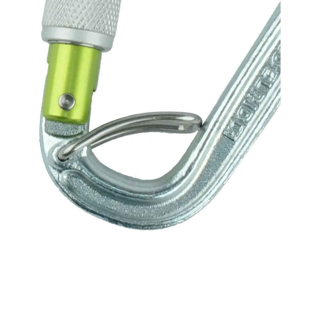 Edelrid HMS Bruce Steel Screw FG II Carabiner