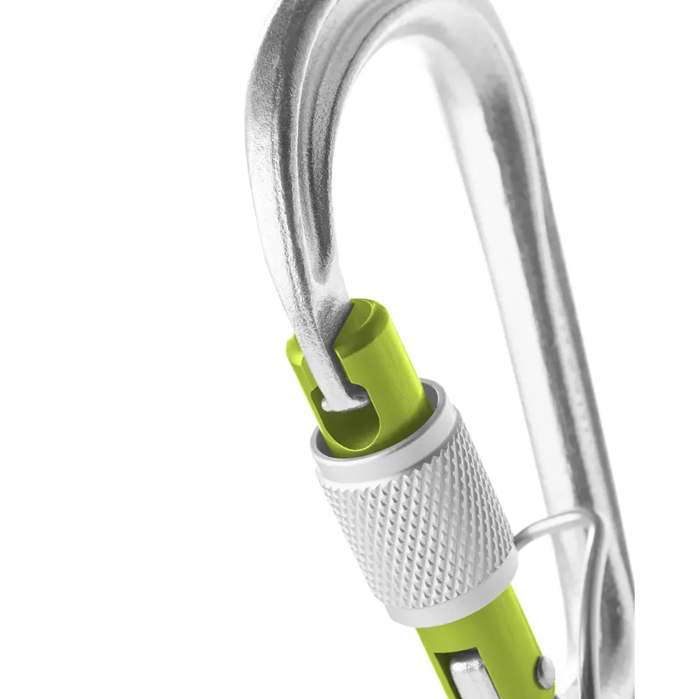 Edelrid HMS Bruce Steel Screw FG II Carabiner