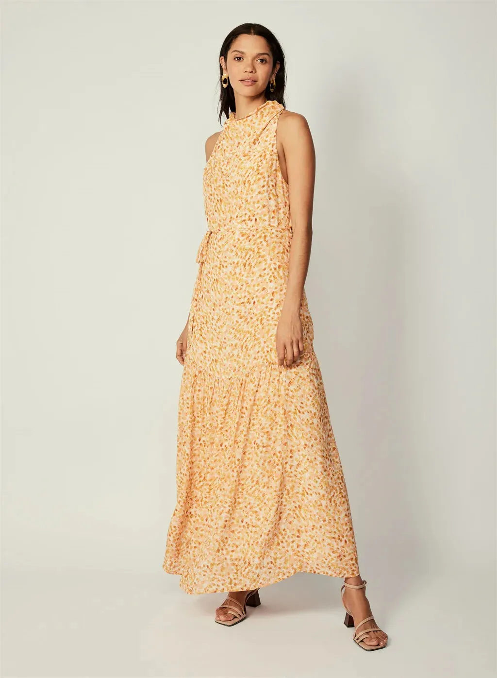 Esmaee Maxi Dress - Picasso Print