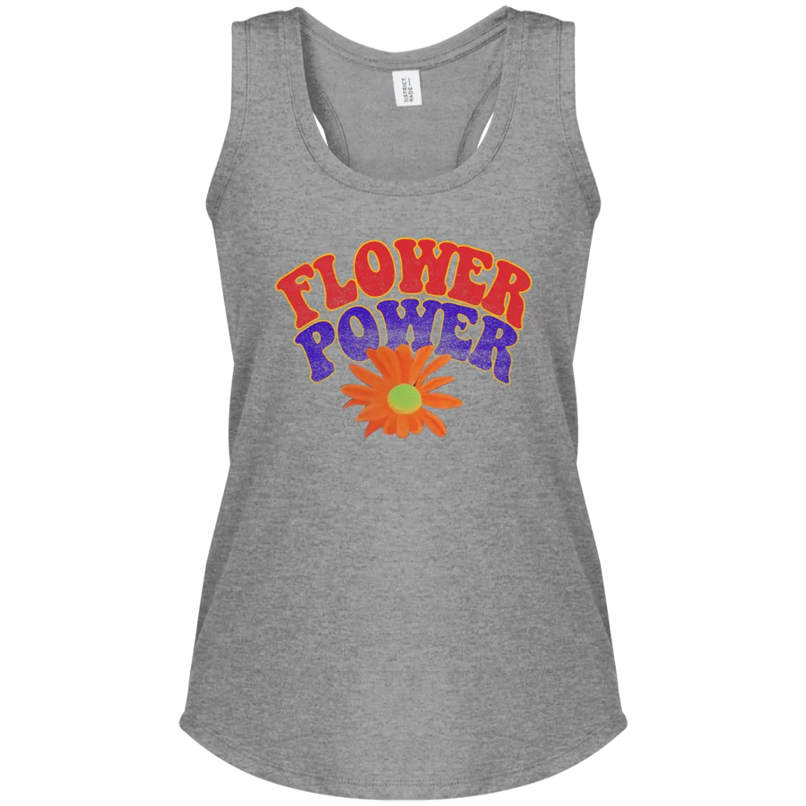 Flower Power Women's Perfect Tri Racerback Tank