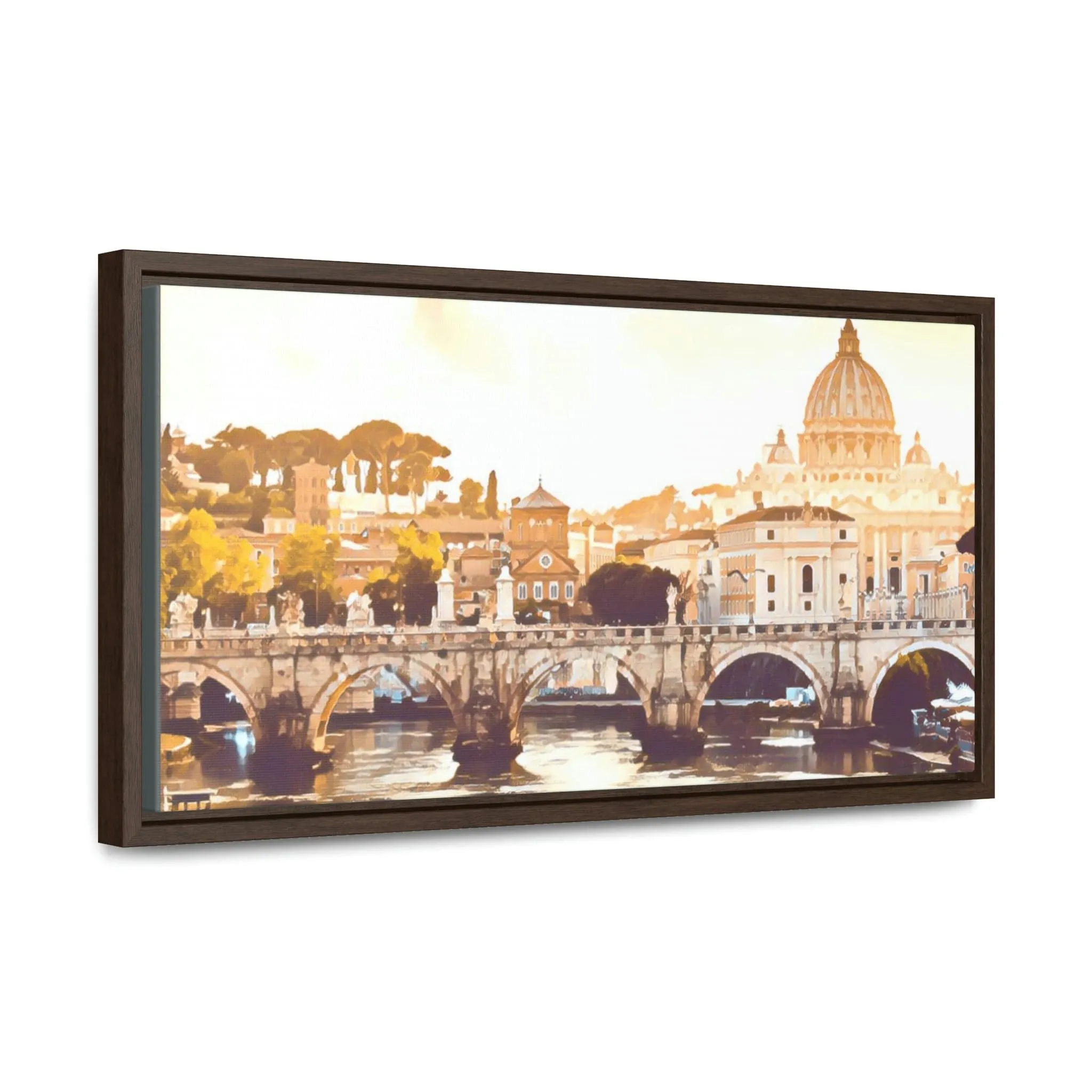 French Bridge Canvas Wraps, Horizontal Frame