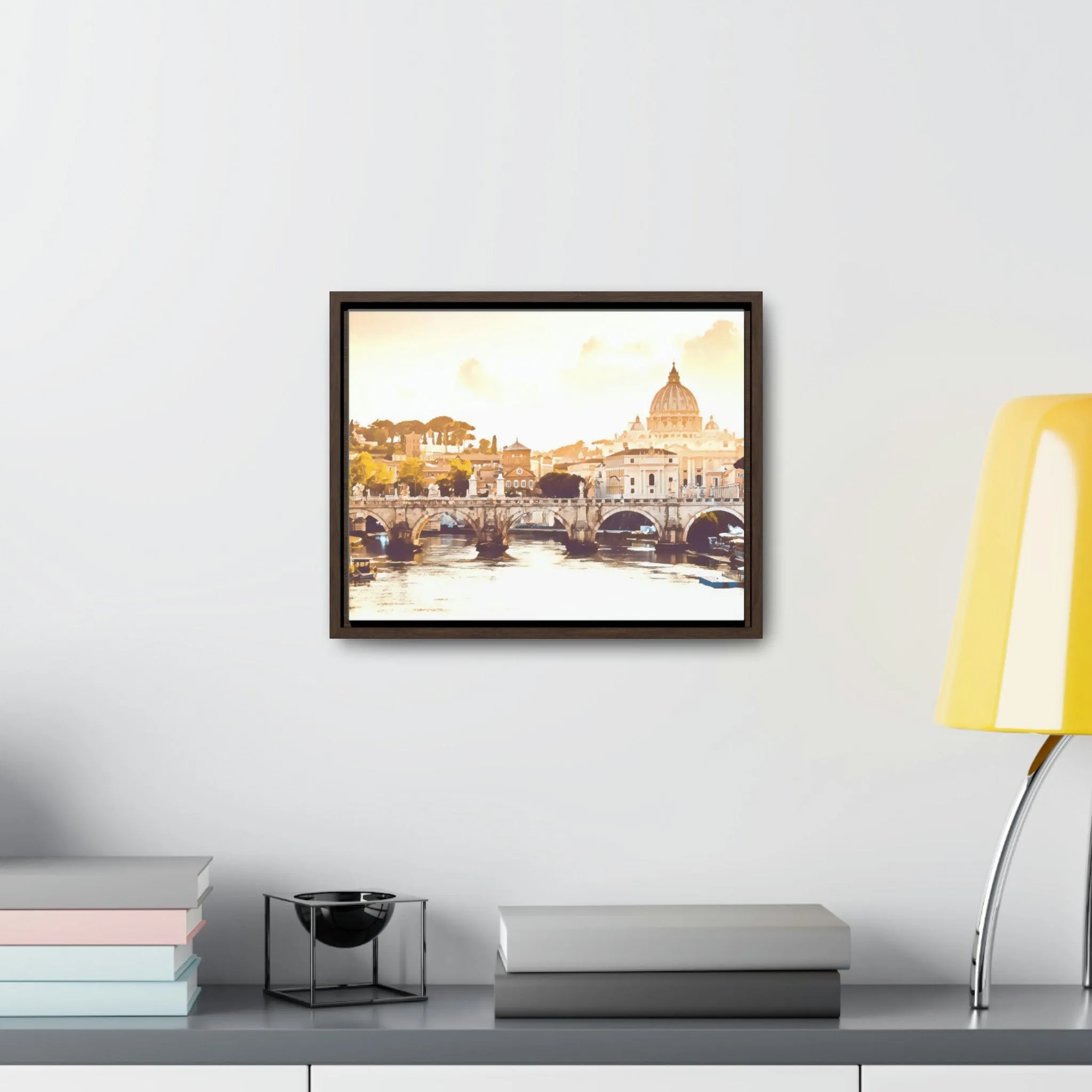 French Bridge Canvas Wraps, Horizontal Frame