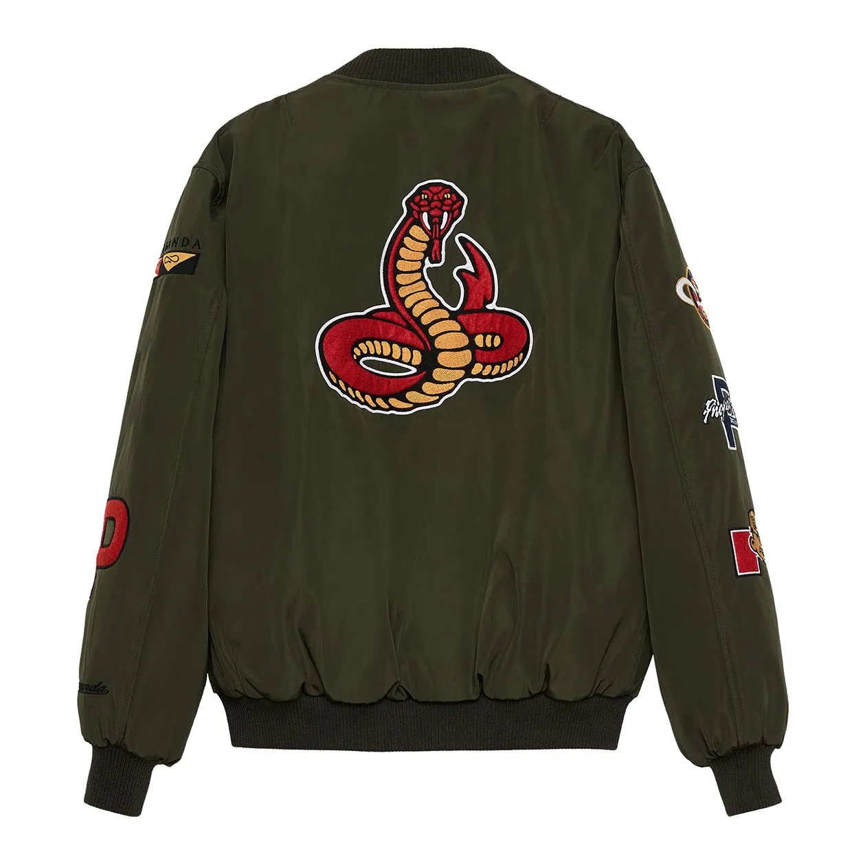 Giubbino Propaganda Baseball Bomber Verde Militare