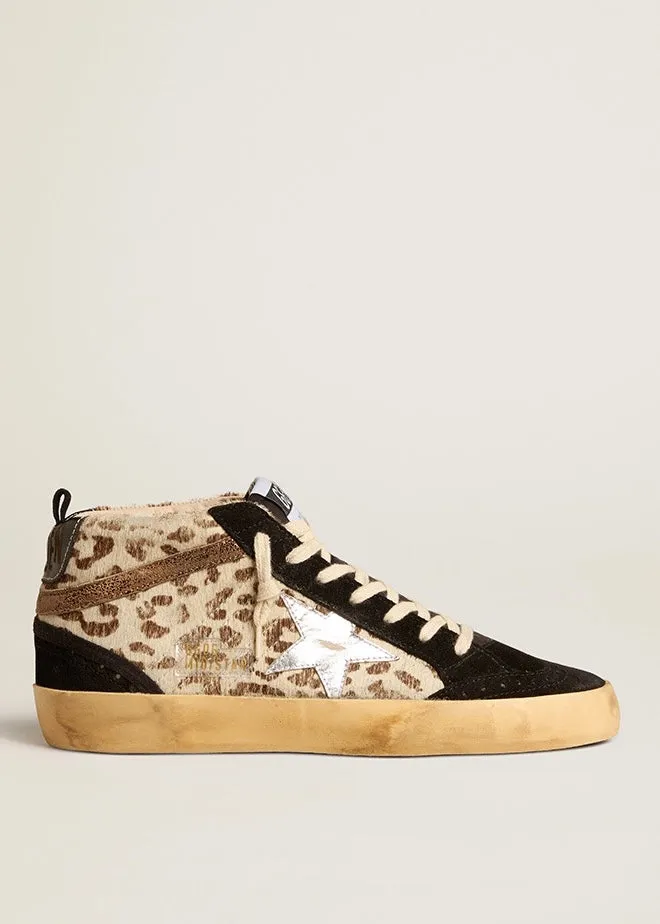 Golden Goose Mid Star Leopard