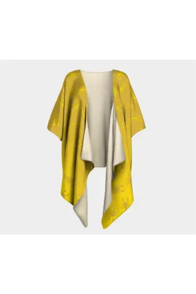 Golden Scorpion Draped Kimono