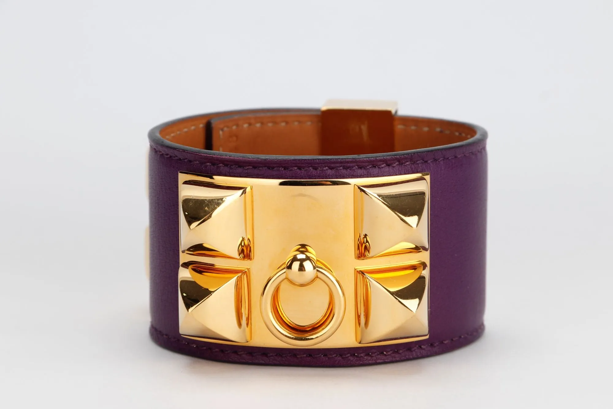 Hermes CDC Cassis Purple Color, Gold Hardware, Stamp P