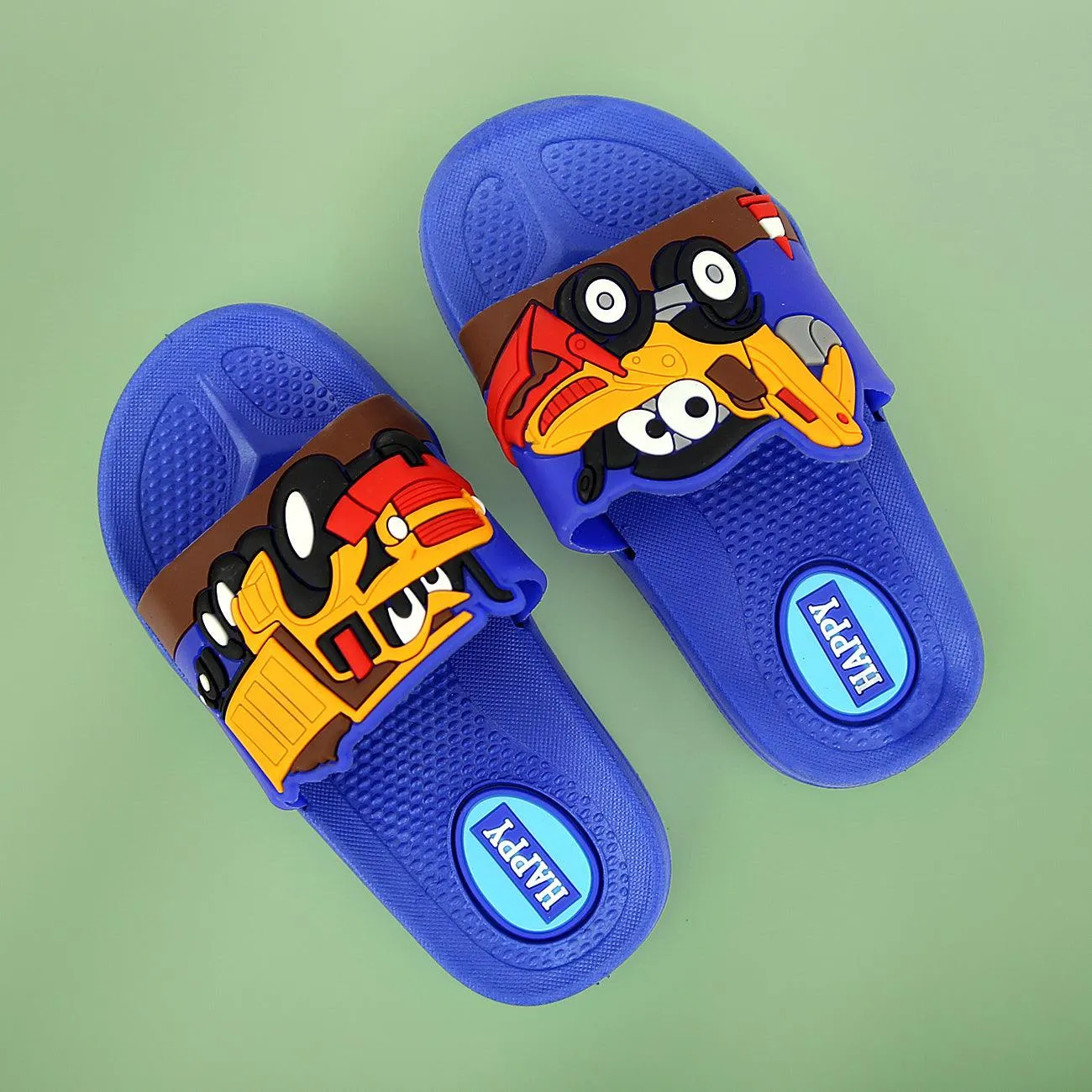 Imported Non Slip Rubber Sole Animated Slipper For Kids