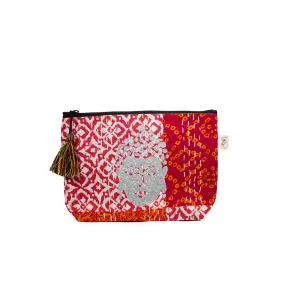 Koala Boho Collection: Makeup Bag in Pink/Red Tones