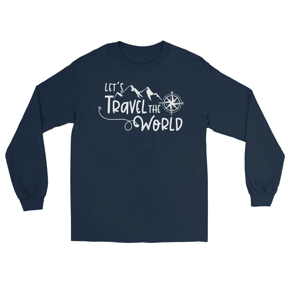 Lets travel the world - Herren Longsleeve