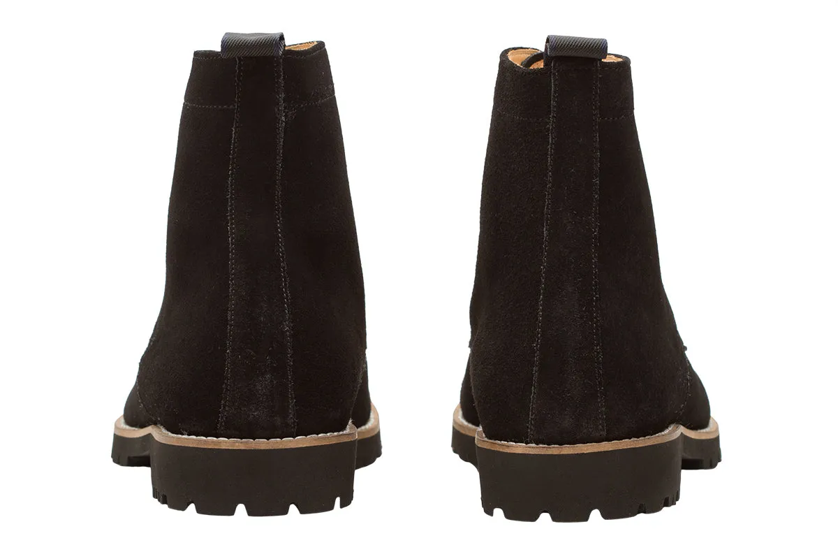 Light Weight Boots – Black Suede