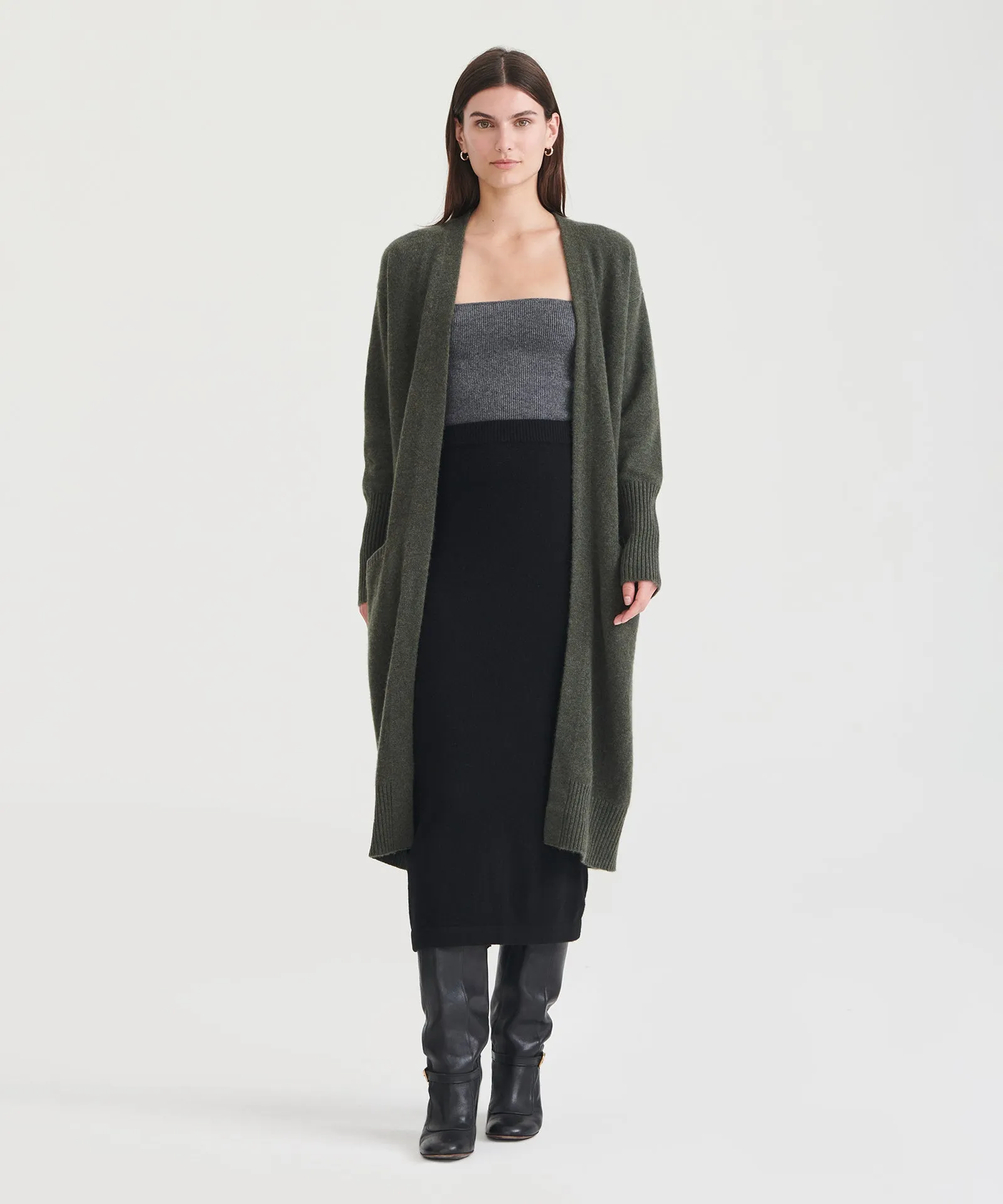 Luxe Cashmere Duster Cardigan