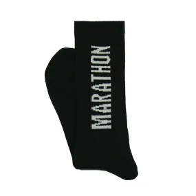 Marathon Socks - Black/White