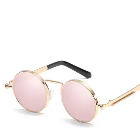 MEDIVALE PINK LENS WITH GOLD FRAME