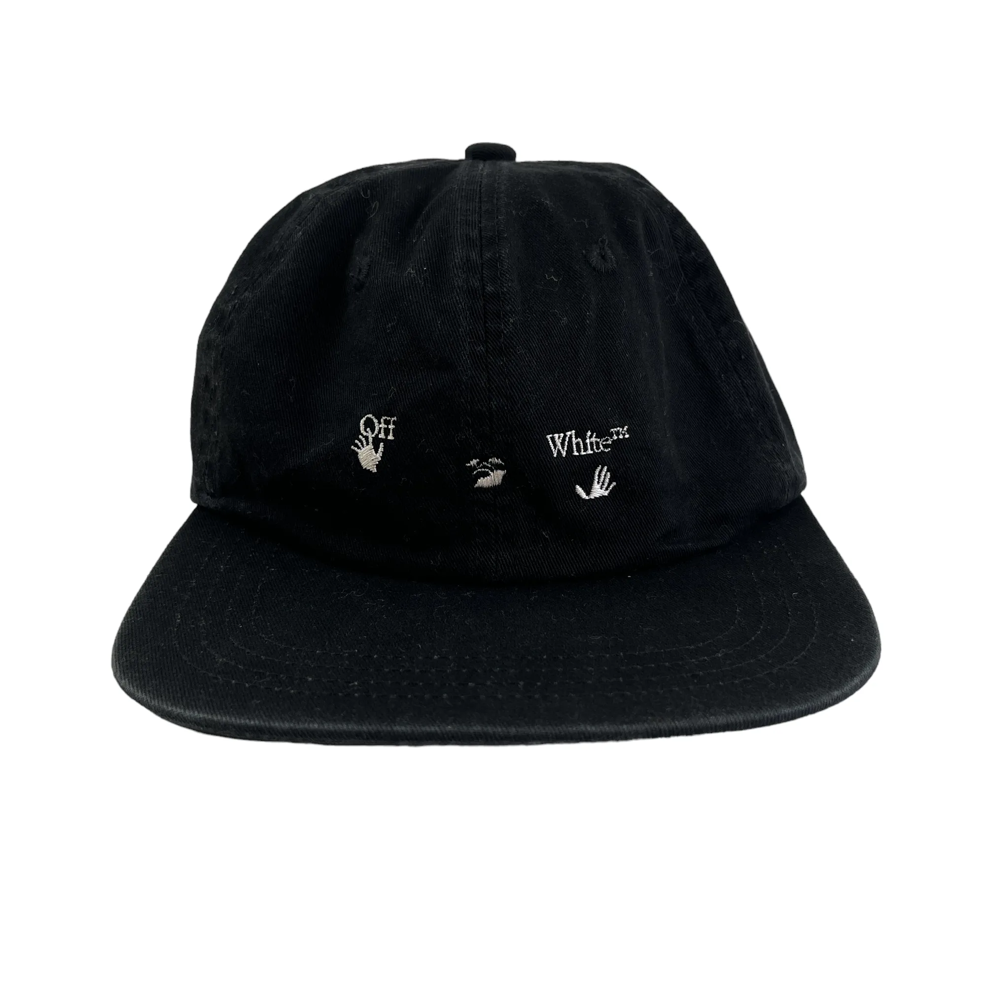 Men's Logo Print Cap Black