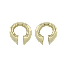 Mini Keyhole Brass Ear Weights