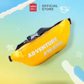 MINISO Solid Waist Bag(Yellow)