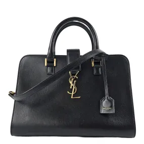 Monogram Small Cabas Bag in Black