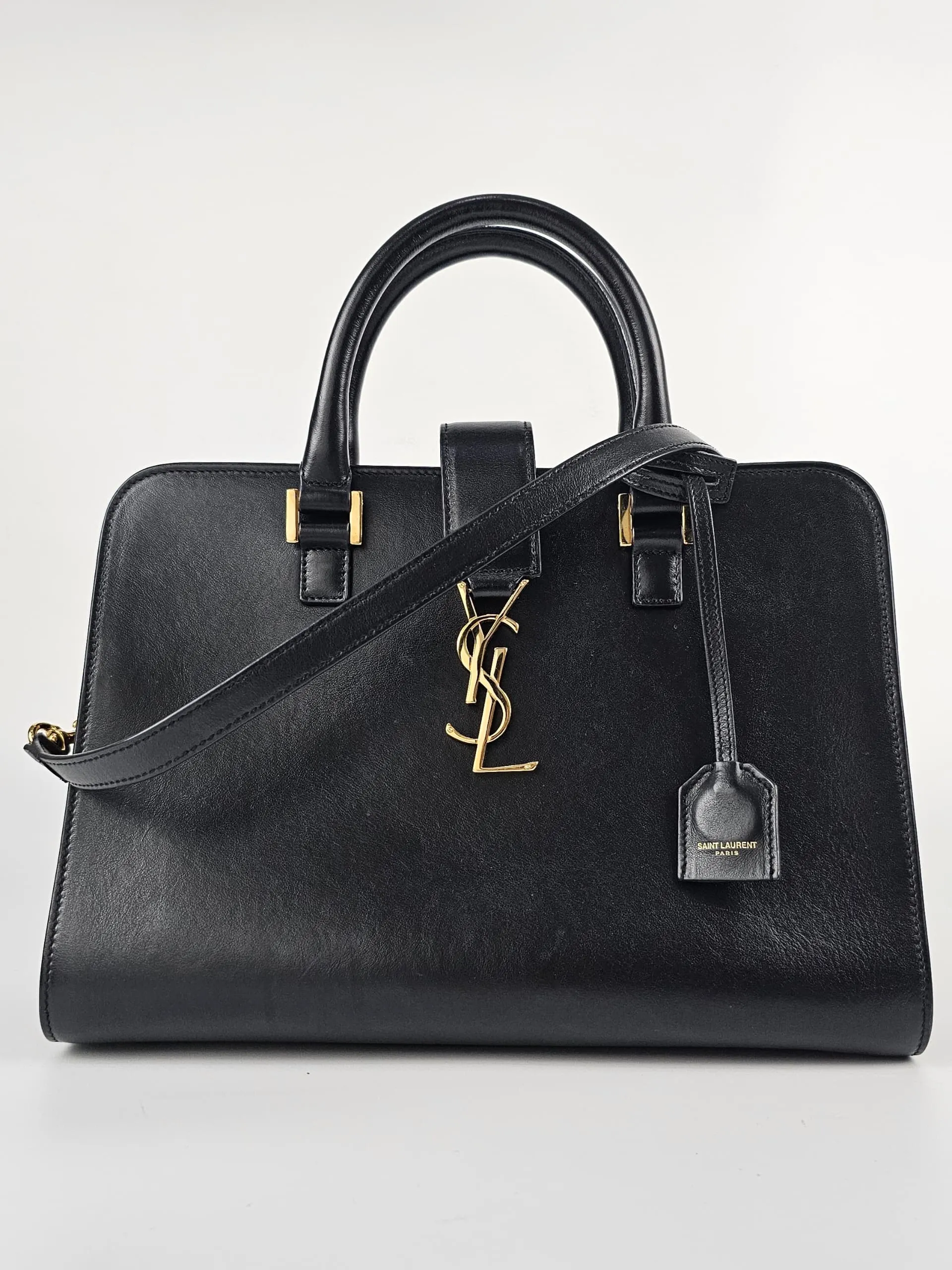 Monogram Small Cabas Bag in Black