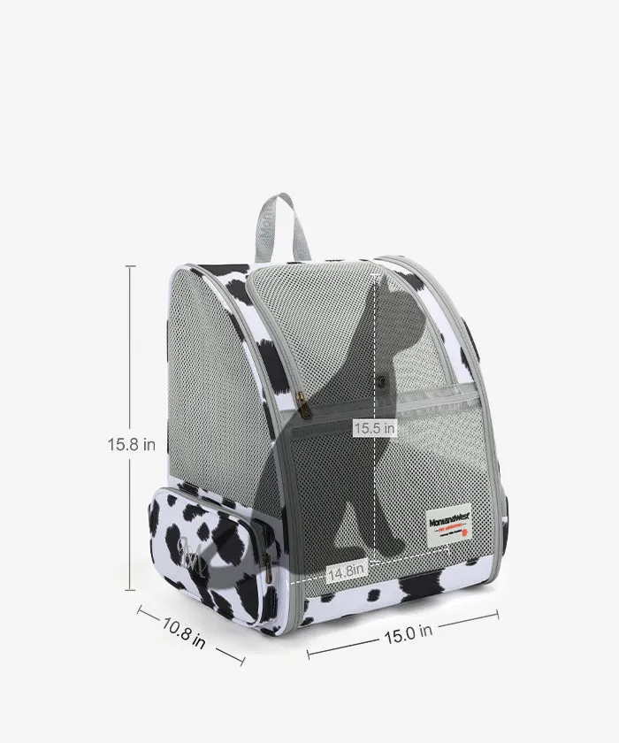 Montana West Print All-side Mesh Pet Carrier Rucksack